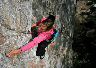 The initiation to climbing in Val-d'Isère can be done in family