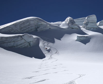 Après l'effort, le plaisir sans limite de la descente.