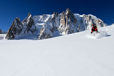 ski hors piste vallee blanche chamonix